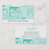 Elektronische-communicatiecircuits Visitekaartje (Voorkant / Achterkant)