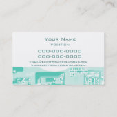 Elektronische-communicatiecircuits Visitekaartje (Achterkant)