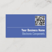 Elektronische Componenten QR Code Visitekaartje (Achterkant)