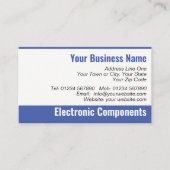 Elektronische Componenten QR Code Visitekaartje (Voorkant)