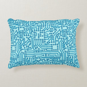 Elektronische digitale circuitkaart accent kussen