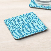 Elektronische digitale circuitkaart bier onderzetter (Linkerzijde)