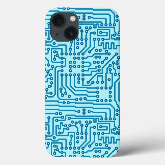 Elektronische digitale circuitkaart Case-Mate iPhone case (Achterkant)