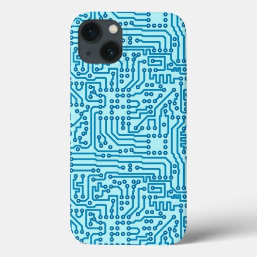 Elektronische digitale circuitkaart Case-Mate iPhone case (Achterkant)
