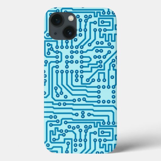 Elektronische digitale circuitkaart Case-Mate iPhone case (Achterkant)