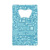 Elektronische digitale circuitkaart creditkaart flessenopener (Achterkant)