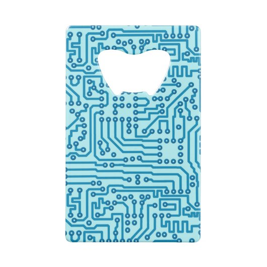 Elektronische digitale circuitkaart creditkaart flessenopener (Achterkant)