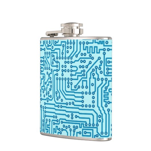 Elektronische digitale circuitkaart heupfles (Links)