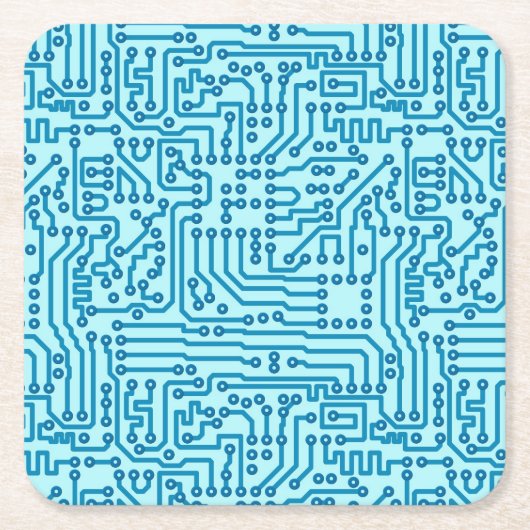 Elektronische digitale circuitkaart kartonnen onderzetters (Voorkant)
