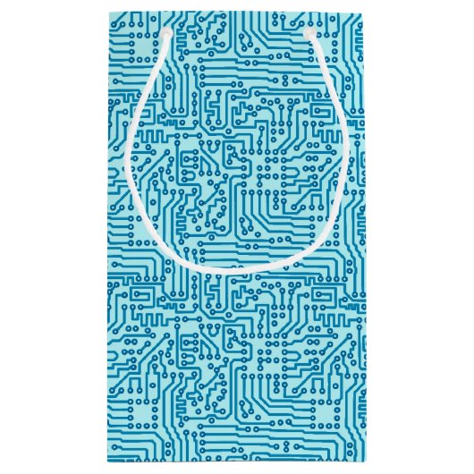 Elektronische digitale circuitkaart klein cadeauzakje (Achterkant)