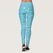 Elektronische digitale circuitkaart leggings (Achterkant)