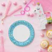 Elektronische digitale circuitkaart papieren bordje (Feest)