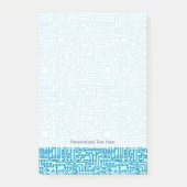 Elektronische digitale circuitkaart post-it® notes (Voorkant)