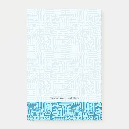 Elektronische digitale circuitkaart post-it® notes (Voorkant)