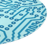 Elektronische digitale circuitkaart snijplank (Hoek)