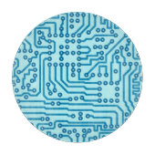 Elektronische digitale circuitkaart snijplank (Voorkant)