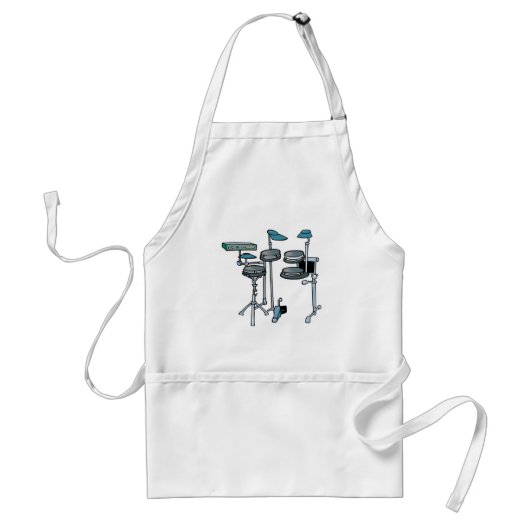 elektronische drumstel standaard schort (Voorkant)