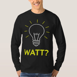 Elektronische Elektrische Nerd Werk Zeggen T-shirt