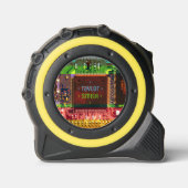 Elektronische Gedrukte Circuit Kleurrijke Geek Aan Rolmaat (Voorkant)