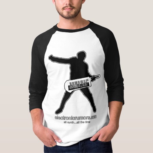 Elektronische geruchten: Keytar Ax-Man, All Synth. T-shirt (Voorkant)