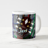 Elektronische gitaar en muziekampul grote koffiekop (Voorkant rechts)