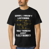 Elektronische ingenieurgiften Elektrische geek Fun T-shirt (Voorkant)