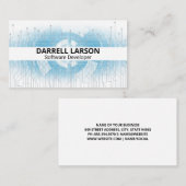 Elektronische knooppunten | schakeltechniek visitekaartje (Voorkant / Achterkant)