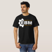 Elektronische lichaamsmuziek t-shirt (Voorkant volledig)