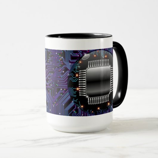 Elektronische Mok voor een motorcircuit (Voorkant rechts)