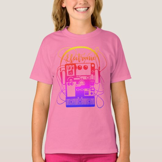 Elektronische objecten t-shirt (Voorkant)