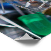 Elektronische onderdelen Jumble Poster (Hoek)