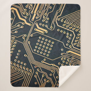 Elektronische onderdelen, sluiten van een computer sherpa deken