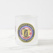 Elektronische oorlogvoering voor het leger van de  matglas koffiemok (Center)