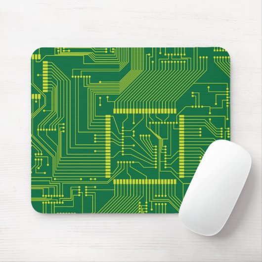 Elektronische pcb's muismat (Met muis)