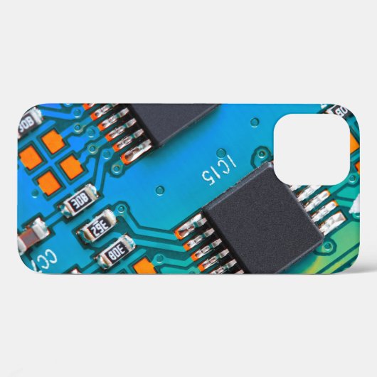 Elektronische printplaat dicht bij de achtergrond, Case-Mate iPhone case (Achterkant (horizontaal))