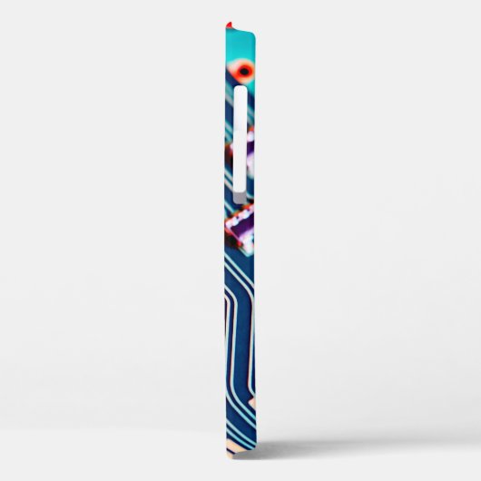 Elektronische printplaat dicht bij de achtergrond, Case-Mate iPhone case (Achterkant / Links)