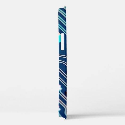 Elektronische printplaat dicht bij de achtergrond, Case-Mate iPhone case (Achterkant / Rechts)