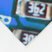 Elektronische printplaat dicht bij de achtergrond, fleece deken (Hoek)