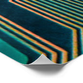 Elektronische printplaat dicht bij de achtergrond, poster (Hoek)