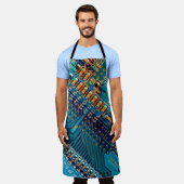 Elektronische printplaat sluiten. computer, semico schort (Gedragen)