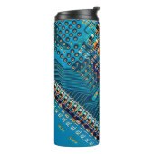 Elektronische printplaat sluiten. computer, semico thermosbeker (Gedraaid links)