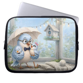 Elektronische Reisekoffer van de Blauwe Vogel Fami Laptop Sleeve
