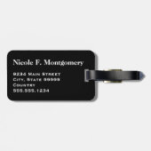 elektronische reisprintplaat bagagelabel (Achterkant horizontaal)