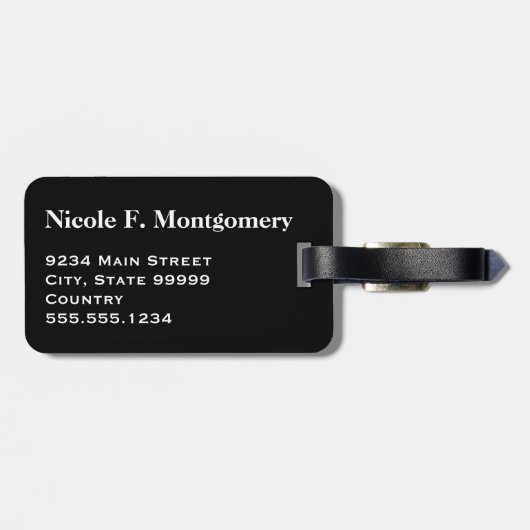 elektronische reisprintplaat bagagelabel (Achterkant horizontaal)