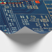 Elektronische schakeling dicht bij elkaar. Elektro Cadeaupapier (Hoek)