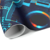 Elektronische schakeling dicht bij elkaar. Elektro Cadeaupapier (Rol Hoek)