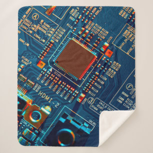 Elektronische schakeling dicht bij elkaar. Elektro Sherpa Deken