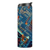 Elektronische schakeling dicht bij elkaar. Elektro Thermosbeker (Gedraaid links)