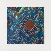 Elektronische schakeling dicht bij elkaar. Elektro Wandkleed (Voorkant (horizontaal))