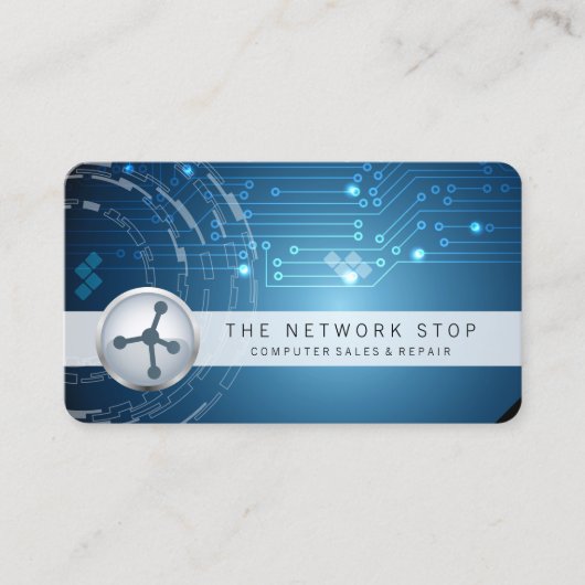 Elektronische schakelingen Computer Visitekaartje (Voorkant)